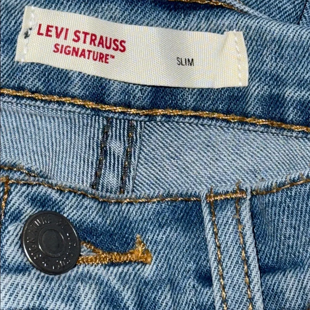 LEVI’S Signature Men’s Slim Jeans Stretch Cotton Light Wash Denim 28 x 30